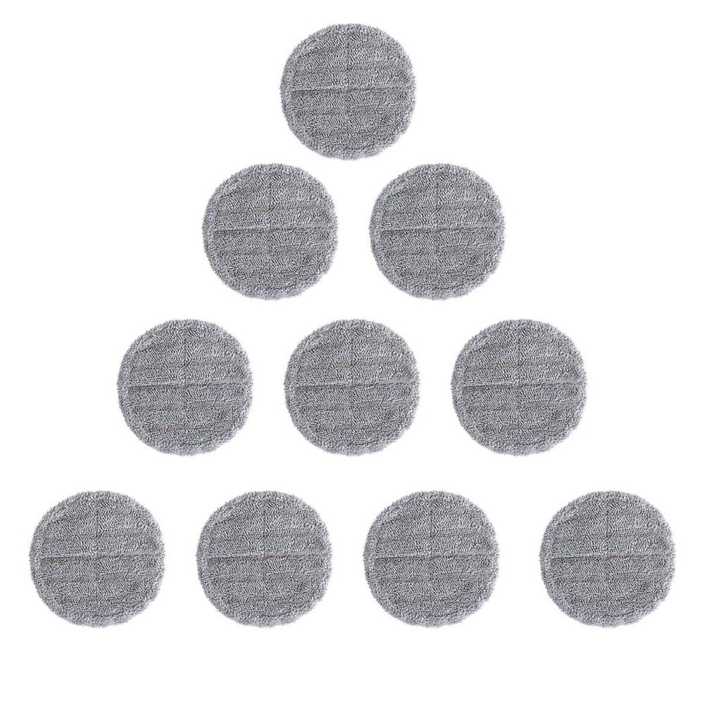 Mop ClothCompatible for Vacuum Cleaner Wet Dry Electric Mop Head Brush Replacement Cleaner Part(10PCS)