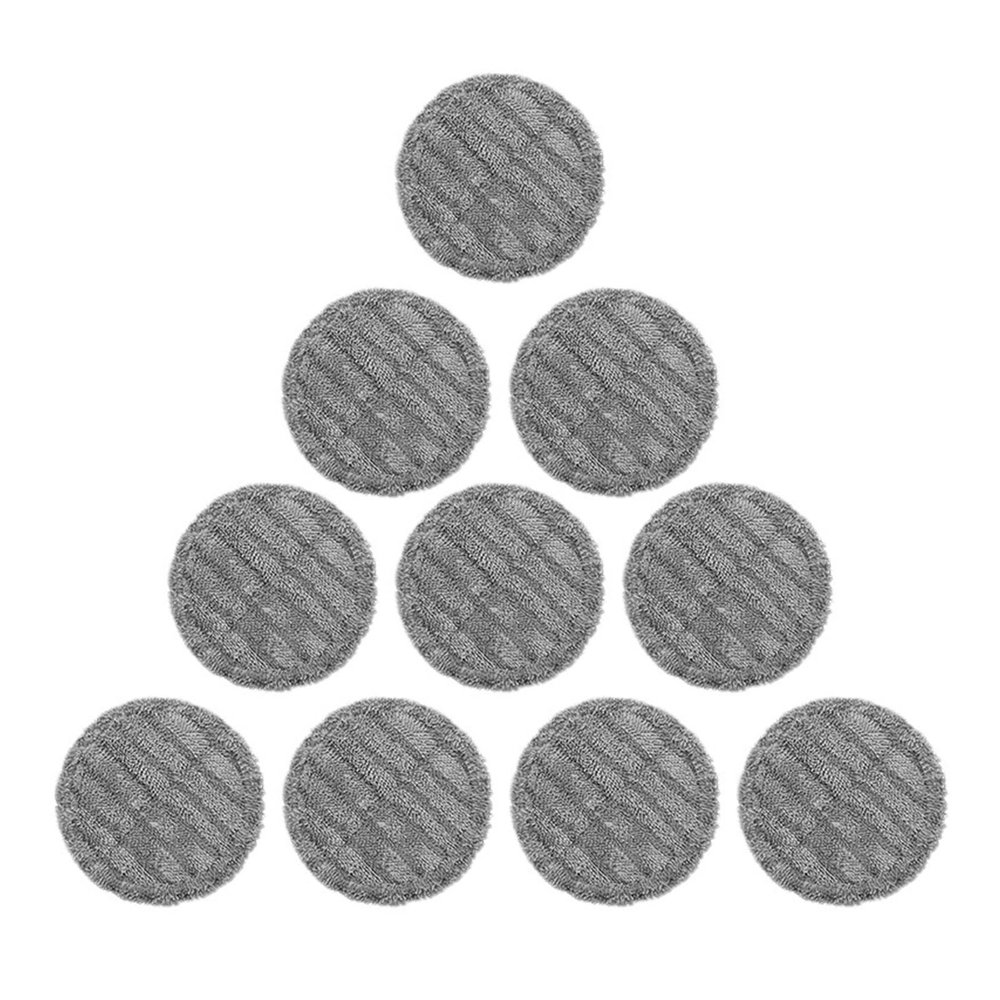Mop Cloth,Compatible for Wet Dry Electric Mop Head Brush Mopping Pad Vacuum Cleaner Parts(10 pcs)