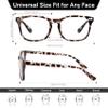 QEYMN Blue Light Glasses for Woman Men, Blue Light Blocking Glasses, 2 Pack Ultralight Fashion Bluelight Glasses Blockers for Computer Protection Gaming TV Phone Reading Glasses UV Eyeglasses view 2
