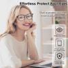 QEYMN Blue Light Glasses for Woman Men, Blue Light Blocking Glasses, 2 Pack Ultralight Fashion Bluelight Glasses Blockers for Computer Protection Gaming TV Phone Reading Glasses UV Eyeglasses view 4