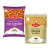 Bikaji Makhan Malai Bhujia 400G & Nut Cracker 400G Combo | Premium Bhujia with Crunchy Peanut Snack | Tea-Time Delight, Home Snacking & Sharing Pack view 1