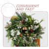 6pcs Heart Shaped Bouquet Making Frame - Plastic Frames for Flower Crafting - DIY Wedding Wreath Decoration Bouquet Form Floral Arrangement Supplies view 3