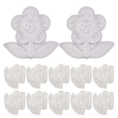 12pcs Clear Plastic Treat Boxes: Reusable Flower Shaped Candy Containers - Decorative Mini Favor Jars with Lids for Easter Valentine Wedding Party