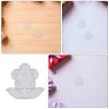 12pcs Clear Plastic Treat Boxes: Reusable Flower Shaped Candy Containers - Decorative Mini Favor Jars with Lids for Easter Valentine Wedding Party view 3
