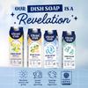 Cleancult Dish Soap Liquid Refills - Plant Based Cleaning Power - Cuts Grease & Grime - Free of Harsh Chemicals - Uses 90% Less Plastic - Fresh Basil - 32 oz/3 Pack view 4
