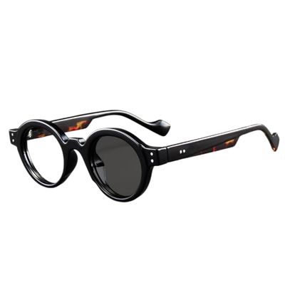 XINGNIAN Classic Small Round Reading Glasses Photochromic Gray Readers for Men Women (Not Spring Hinges)