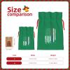MUSM Thin Red and Blue Line American Flag Bags, Santa Wrapping Bags, with Drawstring and Tags Reusable view 4
