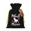 MUSM Pitbull Mama Bags, Santa Wrapping Bags, with Drawstring and Tags Reusable view 2