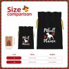 MUSM Pitbull Mama Bags, Santa Wrapping Bags, with Drawstring and Tags Reusable view 4