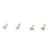 600pcs Stainless Steel Eyeglass Screw Set | M1.0 M1.2 M1.4 M1.6 Cross Flat Head Screws | Repair Kit for Glasses/Watches/Electronics | Sturdy Finish, 12 Sizes view 2