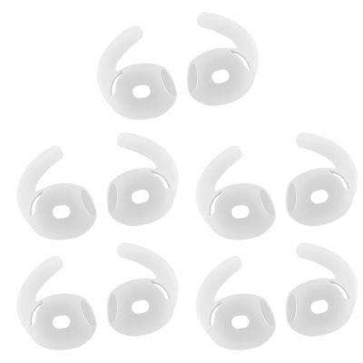 1/5Pair Soft Silicone Earbuds Earphone Tips Earhook Earplugs Cover for 4 Headphone Eartips Earphone Silicone Earhook