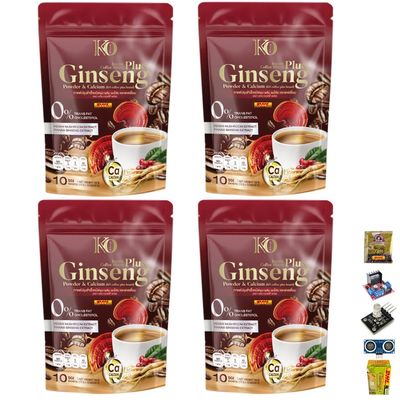 150 grams (10 Sachets) Roasted Snack Delicious Mellow Intense KORichCoffee Instant Coffee Mix Healthy Vegan Snack Arabica (of 4) By Beautygoodshop [Get Free For You Beauty Gifts]