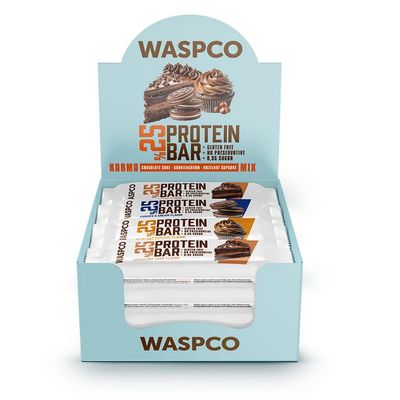 (12 Count VARAITEY), Protein Bars, COOKIES AND CREAM & HAZELNUT CUPCAKE &CHOCOLATE CAKE, Gluten Free with 9g Protein and 0.5 g Sugar,36 G