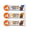 (12 Count VARAITEY), Protein Bars, COOKIES AND CREAM & HAZELNUT CUPCAKE &CHOCOLATE CAKE, Gluten Free with 9g Protein and 0.5 g Sugar,36 G view 2