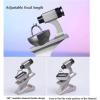 10X Diamond Girdle Viewer Compact Waist Code Viewer - 3 Lens Combination 360 Rotating Ring Holder Adjustable Focal Length for Diamond Waist Size Observation view 2
