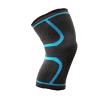 1PCS Fitness Running Cycling Knee Support Braces Elastic Nylon Sport Compression Knee Pad Sleeve for Basketball Volleyball(Blue,3X-Large) view 1
