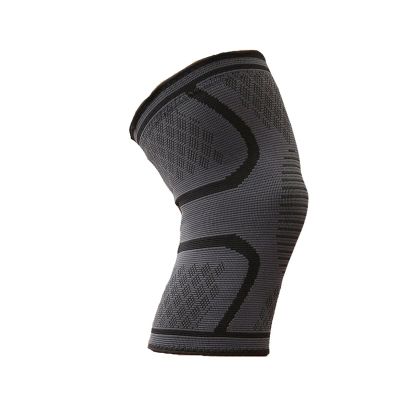 1PCS Fitness Running Cycling Knee Support Braces Elastic Nylon Sport Compression Knee Pad Sleeve for Basketball Volleyball(Black,XX-Large)