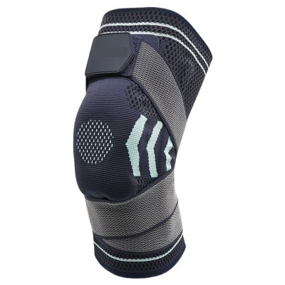 1PCS Knee Brace Support Straps Knee Compression Sleeves for Men & Women Meniscus Tear Arthritis Sports Joint Pain Relief(Dark Blue,Large)
