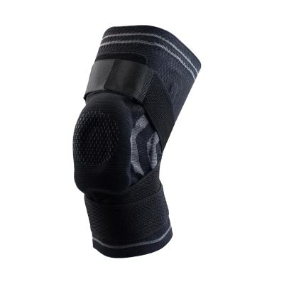 Professional Knee Brace Compression Knee Sleeve with Patella Gel Pad&Side Stabilizers Knee Support Bandage for Pain Relief(Black Grey,3X-Large)