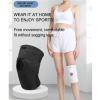 1PCS Knee Brace for Knee Pain Compression Knee Support with Air Mesh Fabric Side Stabilizers ACL Arthritis Relief(White,XX-Large) view 2