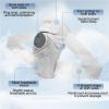 1PCS Knee Brace for Knee Pain Compression Knee Support with Air Mesh Fabric Side Stabilizers ACL Arthritis Relief(White,XX-Large) view 3