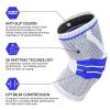 1Pcs Knee Brace Silicone Sleeve Knee Pads Arthritis Knee Protector for Joints Support Meniscus Compression Protection Sport(Red,3X-Large) view 2