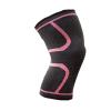 1PCS Fitness Running Cycling Knee Support Braces Elastic Nylon Sport Compression Knee Pad Sleeve for Basketball Volleyball(Pink,Large) view 1