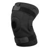 1PCS Professional Sports Safety Knee Support Brace Patella Knee Pads Hole Sports with Metal Plate Black(Large) view 1