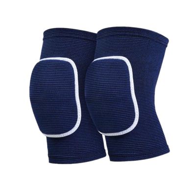 Sports Knee Pads for Men Women Kids Knees Protective,Knee Braces for Dance Yoga Volleyball Football Running Cycling Tennis(Blue White,Large)
