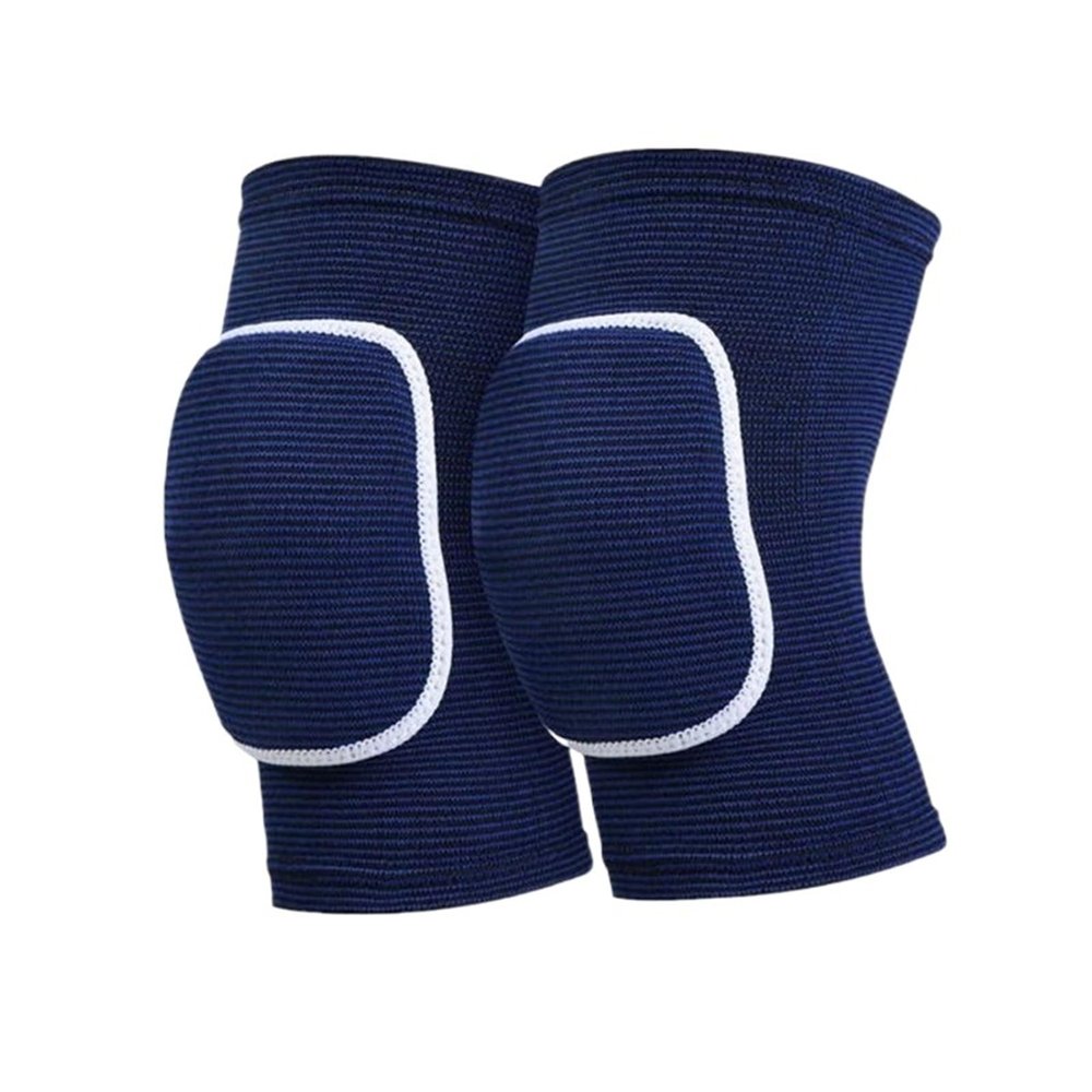 Sports Knee Pads for Men Women Kids Knees Protective,Knee Braces for Dance Yoga Volleyball Football Running Cycling Tennis(Blue White,Large)