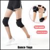 Sports Knee Pads for Men Women Kids Knees Protective,Knee Braces for Dance Yoga Volleyball Football Running Cycling Tennis(Blue White,Large) view 2