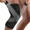 1PC Compression Knee Brace Sports Knee Pads Anti-Slip Strap Nylon Breathable Basketball Running Tennis Knee Brace Support(Pink,X-Large) view 4