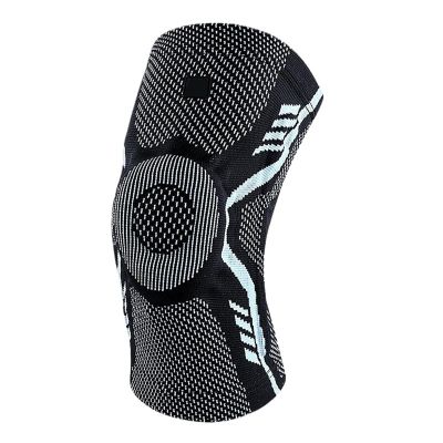 1 Pcs Sports Patella Spring Support Knee Brace Knitted Compression Full Protect Elastic Breathable Knee Support for Men Women(Blue,Medium)