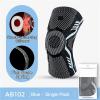 1 Pcs Sports Patella Spring Support Knee Brace Knitted Compression Full Protect Elastic Breathable Knee Support for Men Women(Blue,Medium) view 2
