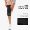 1PC Compression Knee Brace Sports Knee Pads Anti-Slip Strap Nylon Breathable Basketball Running Tennis Knee Brace Support(Green,Large) view 3
