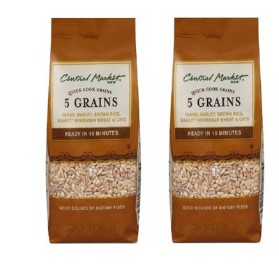 Central Market HEB Quick Cook Grains 8.8oz - 2 pack (5 Grains)
