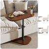 GSKDZG Bed Table Adjustable Height 20"-33" Overbed Table Wood Laptop Desk for Bed Sofa Standing Desk Potrable Bedside Tables(Wood Color) view 4