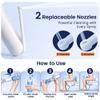 Portable Electric Travel Bidet Rechargeable Personal Perineal Cleaner, Multiple Modes & Nozzles, for Women, Men, Babies & Postpartum Care 400ML(13.5Oz) view 3