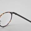 KGPGNYMYHA Titanium Reading Glasses Men Retro Large Round Frame Computer Reading Glasses Oversized Eye Glasses For Women(Brown,+250) view 4