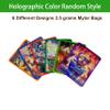 100 Packs Holographic 3.5g Mylar Candy Bags With Designs, Resealable 3.5 grams Baggies, 4x5 Inches Stand up Packaging Food Storage Bag view 2
