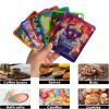 100 Packs Holographic 3.5g Mylar Candy Bags With Designs, Resealable 3.5 grams Baggies, 4x5 Inches Stand up Packaging Food Storage Bag view 3