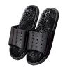 WAGJIA Health Foot Massage, Acupressure Slippers Promoting Blood Circulation Pain Relief Plantar Fasciitis Acupuncture Slippers, Reflexology Sandals(Black,5.5-6) view 1