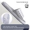 WAGJIA Health Foot Massage, Acupressure Slippers Promoting Blood Circulation Pain Relief Plantar Fasciitis Acupuncture Slippers, Reflexology Sandals(Black,5.5-6) view 4