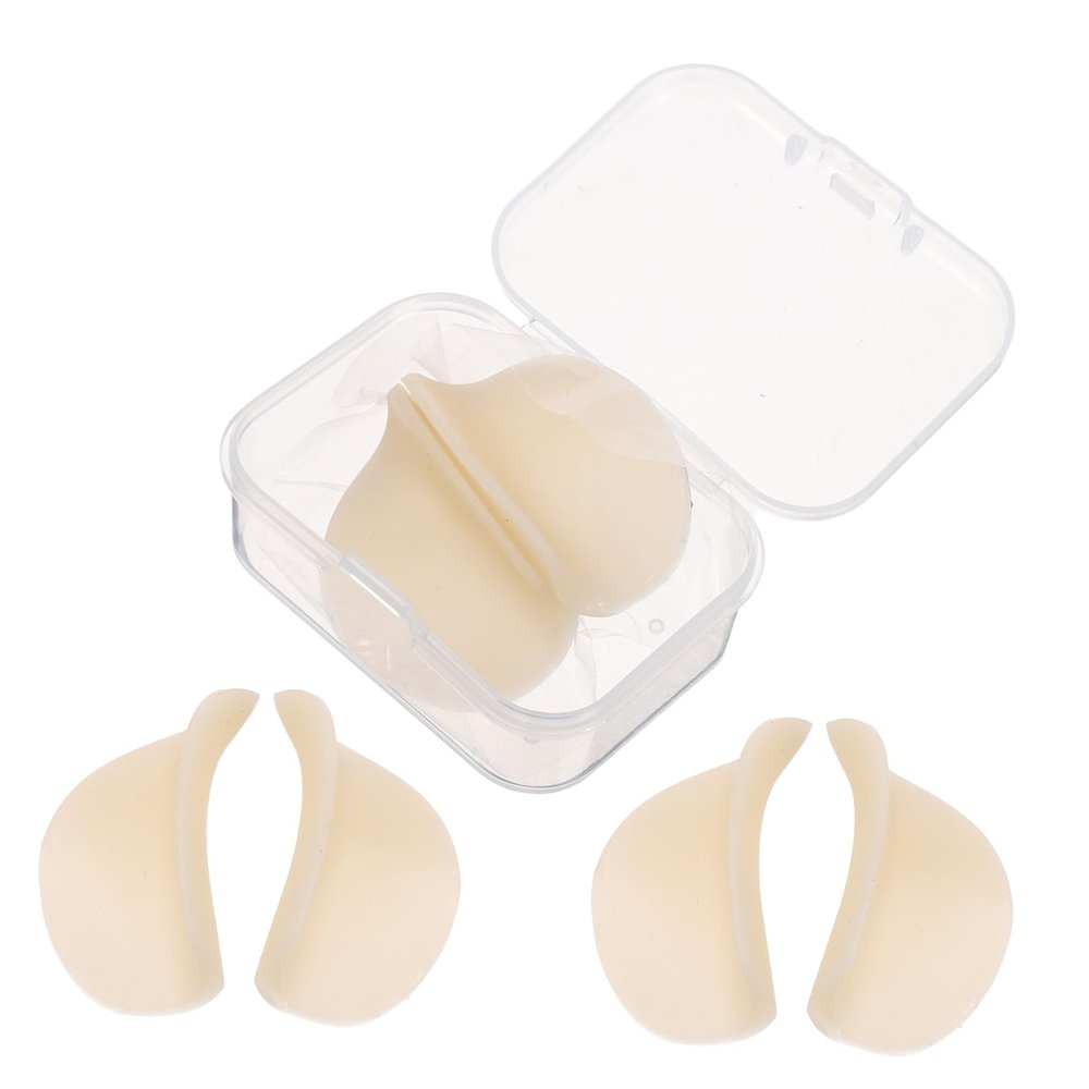 GALPADA 3 Pairs Ear Lift Patches: Invisible Ear Support Stickers Khaki Silicone Self-Adhesive Correction Tape 5D Contour Design for Makeup Cosplay
