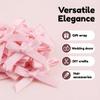 100 PCS Mini Bows - 1.6 in Tiny Satin Bow for Crafts, Gift Wrapping, Sewing Scrapbook - Wedding Party Favors Gift Box Decorations (Burgundy Red) view 3