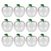 12pcs Clear Container - Shaped Candy Toy Filling Containers Jar - Christmas Party Ornaments Decorations Supplies view 1