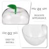 12pcs Clear Container - Shaped Candy Toy Filling Containers Jar - Christmas Party Ornaments Decorations Supplies view 3