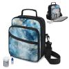 Voxugoniy Insulated Diabetes Travel Bag Diabetic Care Products Diabetic Supplies Case Glucose Meter Case Insulated Diabetes Travel Sling Backpack, Marble view 2