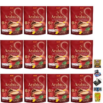 225 grams (15 Sachets) Roasted Delicious Mellow Intense SerisaArabica S Coffee Instant Mix Healthy 12 in 1 Snack Arabica Set 12 By Beautygoodshop [Get Free For You Beauty Gifts]