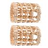 2Pcs Straw Woven Bottle Sleeves for Vase and Cup Decoration Covers view 1